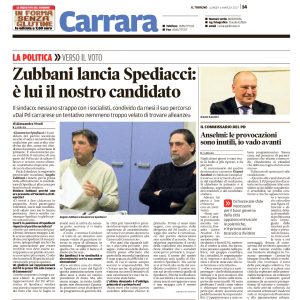 Il Tirreno, lunedì 6 marzo