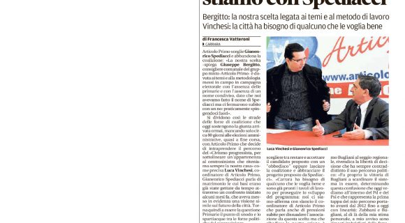 Il Tirreno, 23 marzo