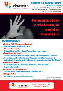  Associazione Rinascita- Femminicidio e violenza in ambito familiare