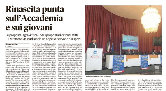 Il Tirreno, domenica 9 aprile